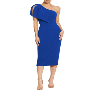 Abito da sera Tiffany Dress - Blu Elettrico XS in Crepe Confortevole, Vestito da ballo a vita naturale, Lunghezza al pavimento - Product Image 4