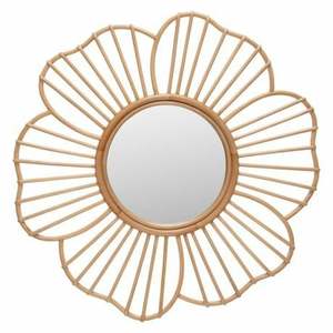 Petit miroir de décoration murale en rotin durable Offre Spéciale prix d'usine-miroir mural rond salles de banquet boutiques cafés - Product Image 5