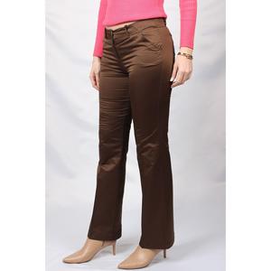 Pantaloni da donna marroni 33006
