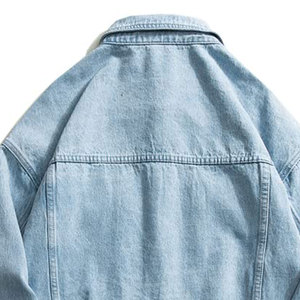 Latest Fashion <b>Custom</b> Printing <b>Denim</b> <b>Jacket</b> for Men Street Style Men Casual Clothing <b>Denim</b> <b>Jacket</b> for Sale Men's <b>Jackets</b> - Product Image 5