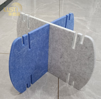 Cloison acoustique décorative en feutre, montage sans outil, 50*30cm, 9-15MM, configurations illimitées, forte isolation sonore