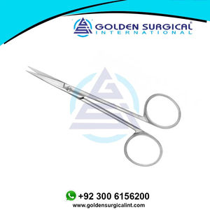 กรรไกรสำหรับผ่าตัดปลายแหลมแบบมาตรฐานกรรไกรตัดตาแบบโค้งตรงราคาถูก - Product Image 6