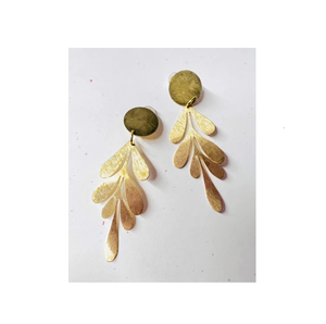 Pendiente de latón con forma de diamante Latón Chapado en plata Pendiente punk Pendientes de silla de cobre al mejor precio - Product Image 4