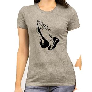 Camiseta de Moda con Estampado Personalizado para Mujer, Camiseta Informal para Damas, 100% Algodón con Logotipo de Silicona - Product Image 1