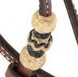 Harnais à une oreille en cuir de qualité supérieure, best-seller, avec nœuds en cuir brut, équipement équestre pour l'équitation, prix incroyable - Product Image 2