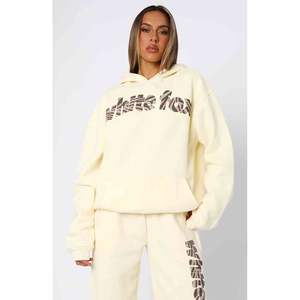 Ensemble de survêtement décontracté 2 pièces pour femme, hiver, uni, brodé, respirant, long - Couleurs et tailles personnalisables - Product Image 1