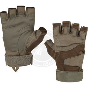 Gants tactiques respirants demi-doigt en cuir PU, gants de cyclisme en cuir PU - Product Image 5
