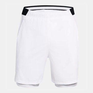 Pantalones cortos hechos a medida 2 en 1 disponibles para pedidos a granel ideales para marcas de ropa deportiva - Product Image 4