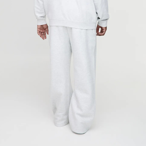 กางเกงผู้ชายผ้าคอตตอนม100% ใส่ซักแบบหลวมๆพิมพ์โลโก้3D พัฟตามสั่งสีทึบออกแบบได้ตามต้องการ - Product Image 5