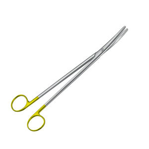 Medio oro Metzenbaum tijeras curvadas/Rectas 6,5 "Acero inoxidable alemán TC Médico Quirúrgico Metzenbaum tijeras - Product Image 4