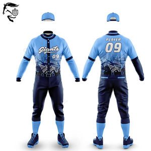 Uniformes de béisbol de diseño superior Ropa deportiva Kit de uniformes de béisbol de diseño personalizado 2024 Buena calidad Ropa deportiva al por mayor - Product Image 1