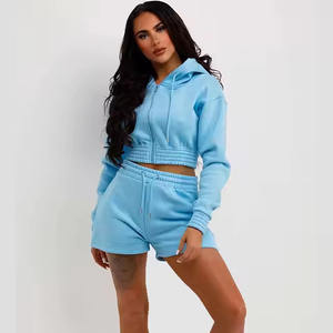 Nueva moda de alta calidad personalizada mujer nuevo diseño conjunto doble precio barato N llegada Etiqueta Privada mujeres conjuntos gemelos - Product Image 2