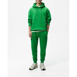 Sweat à capuche surdimensionné en coton mélangé de haute qualité Conception d'épaule tombante Sweat à capuche surdimensionné de qualité supérieure pour hommes - Product Image 5