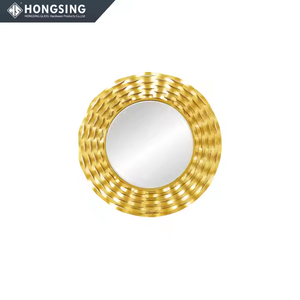 Espejo de pared de diseño moderno Espejo de pared de metal de la mejor calidad Arte de pared decorativo admirable - Product Image 5