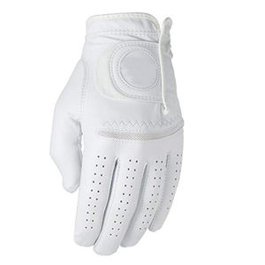 ถุงมือกอล์ฟสีขาวปรับแต่งได้สำหรับผู้ชายผู้หญิงหนังแท้ Cabretta วัสดุนิ่มมีโลโก้ให้เลือกแบบตามสั่ง - Product Image 2