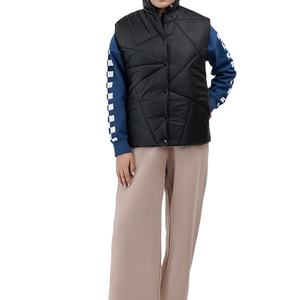 เสื้อแจ็กเก็ตแขนกุดมีซิปสำหรับผู้ชายเสื้อแจ็กเก็ตแขนกุดสำหรับฤดูหนาวติดโลโก้ - Product Image 1