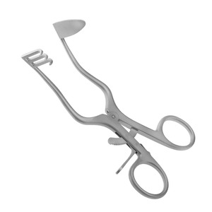 Retractor Mastoides Perkins con Certificación CE, Hoja de 130 mm, 3 Puntas Ciegas Izquierdas, 3 Puntas Retráctiles Derechas, Juego de Instrumentos de Acero Inoxidable - Product Image 2