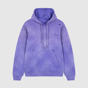 Sudadera con Capucha para Hombre, Estilo Vintage, Tejido Grueso, Lavado Ácido, Hombros Caídos, Ropa Urbana de Invierno, Logotipo Personalizado ODM, 100% Algodón - Product Image 4