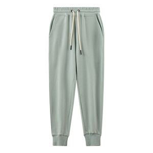 Men's Casual Sweatpants Custom Logo Printing 100% Cotton Canvas Anti-Wrinkle Fleece Quick Dry Breathable Warm Drawstring <b>Pants</b> - Product Image 3