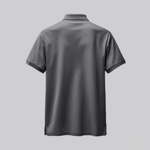 2025เสื้อยืดแขนสั้นคุณภาพสูงของผู้ชายผ้าทอลายทแยงดีไซน์ใหม่สำหรับเสื้อโปโล - Product Image 3