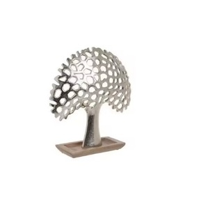 Escultura de Metal Dorado de Lujo Hecha a Mano, Base de Mármol Sólido, Figura de Mesa Moderna y Artística, Adorno Único para Bodas - Product Image 3