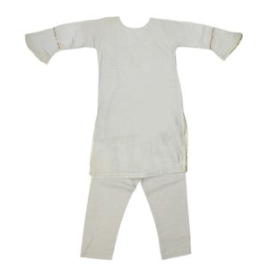 Traje Elegante Bordado para Niñas de 3 Piezas - Gris - Product Image 4