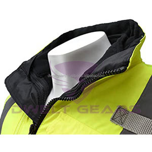 Chaqueta reflectante transpirable de seguridad, alta visibilidad, personalizada, para sitio de construcción - Product Image 5