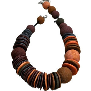 Nouveau Design tendance collier de perles de charme épais Multi Design collier de perles à la mode pour femme avec ensemble de boucles d'oreilles - Product Image 1