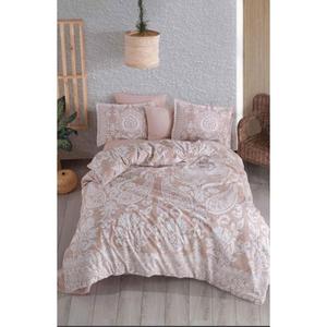 Ensemble de housse de couette beige Clasy Ranforce Ventana V1 Double taille avec motif Ranforce élégant - Product Image 1