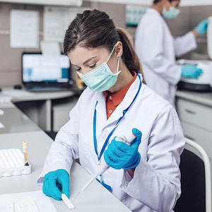 Bata de laboratorio profesional para Unisex, totalmente personalizable, manga larga de algodón, abrigo de médico largo en estilo único con logotipo - Product Image 3