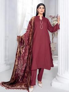 India y Pakistán Salwar kameez ropa para invierno vestidos para damas exportación calidad Zari lana tela últimos diseños - Product Image 4