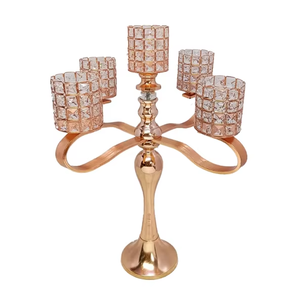 Chandelier en cristal à 5 bras pour les célébrations de Noël et de Pâques de la Saint-Valentin - Product Image 1