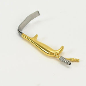 Rétracteur à fibres optiques pour instrument de chirurgie plastique du sein/guide de lumière de largeur et taille de lame d'aspiration 25 Mm X 12 Cm - Product Image 2