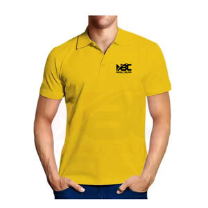 Camiseta de Manga Corta para Hombre de Alta Calidad, Nuevo Modelo, Color Sólido, Estilo Golf, Corte Holgado, Transpirable, Secado Rápido, Logotipo Personalizado - Product Image 1