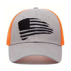 Casquette de camionneur Urban Puff brodée, dos en maille respirante, ajustement réglable, parfaite pour les tenues décontractées et les activités de plein air - Product Image 2