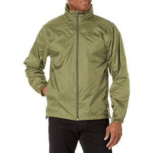 Ensemble coupe-vent imperméable et personnalisé pour hommes, ensemble en nylon, veste de sport jogging, vestes à demi fermeture éclair pour hommes - Product Image 4