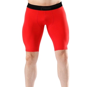 Good Quality Men Compression Sports <b>Shorts</b> <b>Slim</b> <b>Fit</b> Quick Dry Gym Workout Training <b>Shorts</b> Solid Color - Product Image 1
