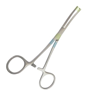 Pinza Quirúrgica Manual de Acero Inoxidable Source Surgical 1 x 2 Dientes, Instrumento Kocher, Certificación CE Clase I, Kit Quirúrgico ISO13485 - Product Image 1