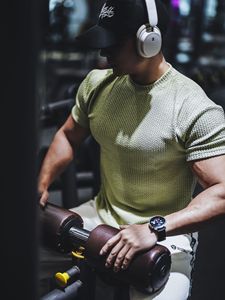 Camisetas Deportivas Casuales de Manga Corta para Hombre, Personalizadas con Logotipo, Tejido Atlético de 200g, Secado Rápido, Transpirables, Ajuste Regular, para Entrenamiento en Gimnasio - Product Image 5