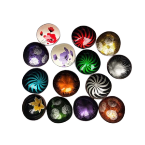 ชามกะลามะพร้าวเป็นมิตรต่อสิ่งแวดล้อมสำหรับสัมผัสที่เป็นเอกลักษณ์เหมาะสำหรับเสิร์ฟของว่างและของตกแต่งบ้าน - Product Image 2