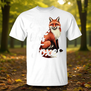 เสื้อยืดน่ารักสำหรับสาวๆ ที่รักสุนัขจิ้งจอก ของที่ระลึกสำหรับแฟนๆ สุนัขจิ้งจอก - Product Image 3