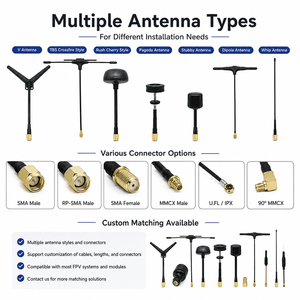 5.8G High Gain FPV Video Antenna Pagoda Mushroom Antenna for RC <b>Drone</b> <b>Quadcopter</b> Aerial Model - Product Image 3