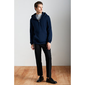 Sudadera con capucha y cuello con cremallera de algodón para hombre GRIMELANGE Cancelled - Product Image 2