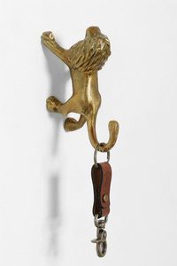 Ganchos para colgar ropa de metal de diseño italiano, Venta caliente, tamaño personalizado, acabado dorado, decoración de pared de lujo, ganchos de metal - Product Image 3