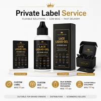 Gel Coiffant Liquide Fixation Forte pour Perruques à Dentelle, Contrôle des Bords, Fabricant OEM Marque Privée