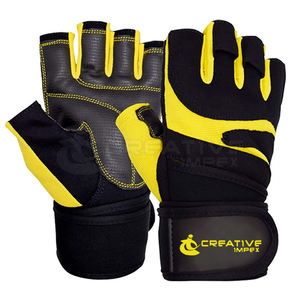 ถุงมือหนังกันน้ำใช้ได้ทั้งชายและหญิงสำหรับออกกำลังกายในยิมและฝึกกีฬาเพื่อยกน้ำหนัก - Product Image 1