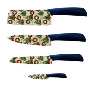 Juego de Cuchillos de Chef con Hoja de Cerámica de Diseño Nuevo y Lujoso, con Soporte de Plástico y Caja de Regalo para Ocasiones Especiales, Presentación Premium, Envío Gratis - Product Image 1