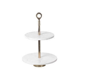 New Arrival Smooth Finish <b>Marble</b> <b>Cake</b> <b>Stand</b> For Easy Cleaning And Hygienic Dessert Serving At Home Or Events - Product Image 1