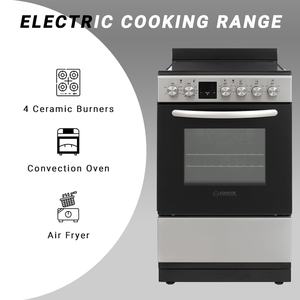 Nouvelle cuisinière électrique-Four à convection à brûleur céramique et friteuse à air - Product Image 2