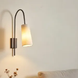 ElaraFabric Modern Minimalist LED Wall Light Warm <b>White</b> Square Wall Lamp with E26 <b>Bulb</b> Base 3W/6W Power Indoor Use - Product Image 2